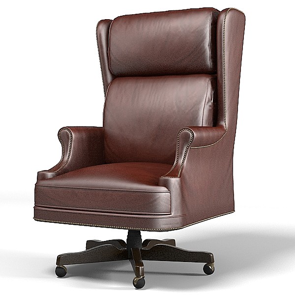 3d model mascheroni classic president - mascheroni classic president big  high boss office wing armchair chair by archstyle